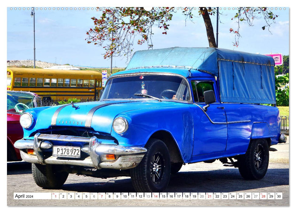 Pontiac Pickups – Pack légendaire ânes des États-Unis (calendrier mural CALVENDO Premium 2024) 