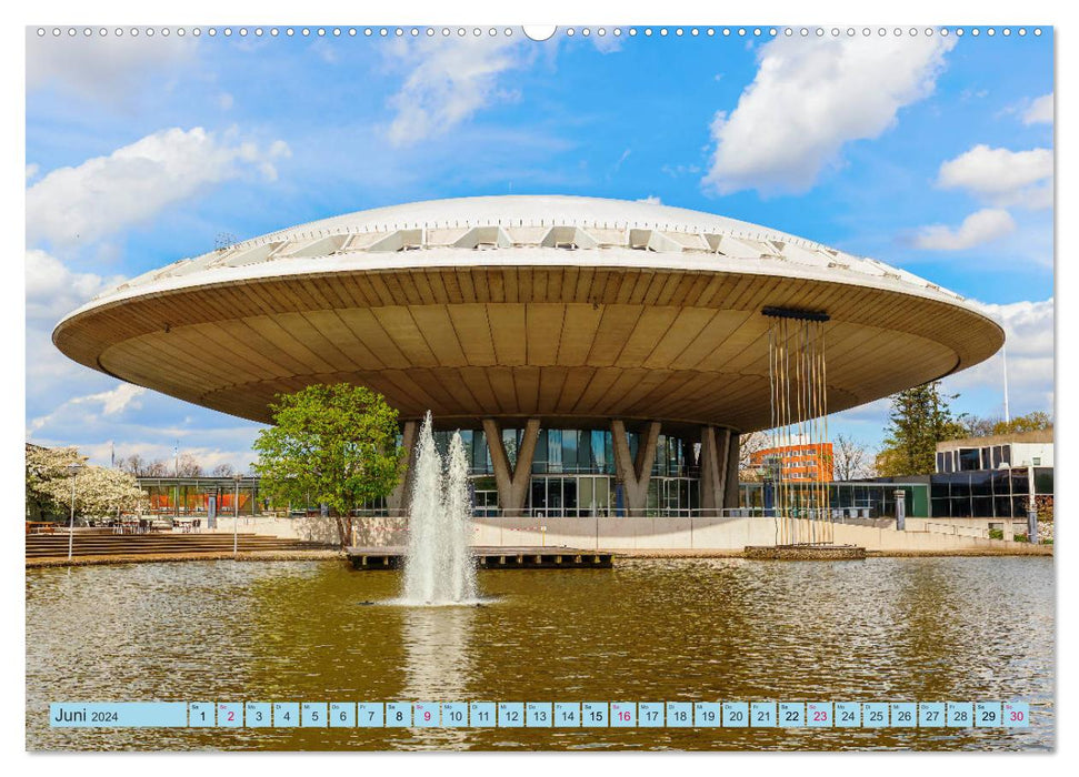High-Tech-Architektur - Impressionen eines modernen Baustils (CALVENDO Premium Wandkalender 2024)