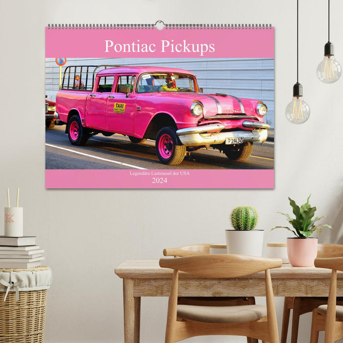 Pontiac Pickups - Legendäre Lastenesel der USA (CALVENDO Wandkalender 2024)