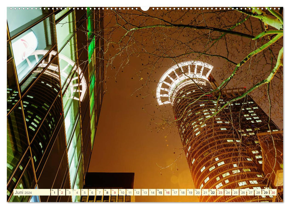Frankfurt am Main - fotografische Impressionen bei Tag und bei Nacht (CALVENDO Premium Wandkalender 2024)