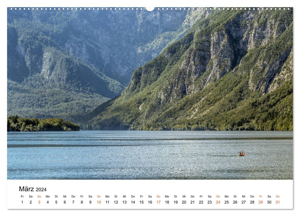 Oberkrain und Triglav-Nationalpark (CALVENDO Wandkalender 2024)