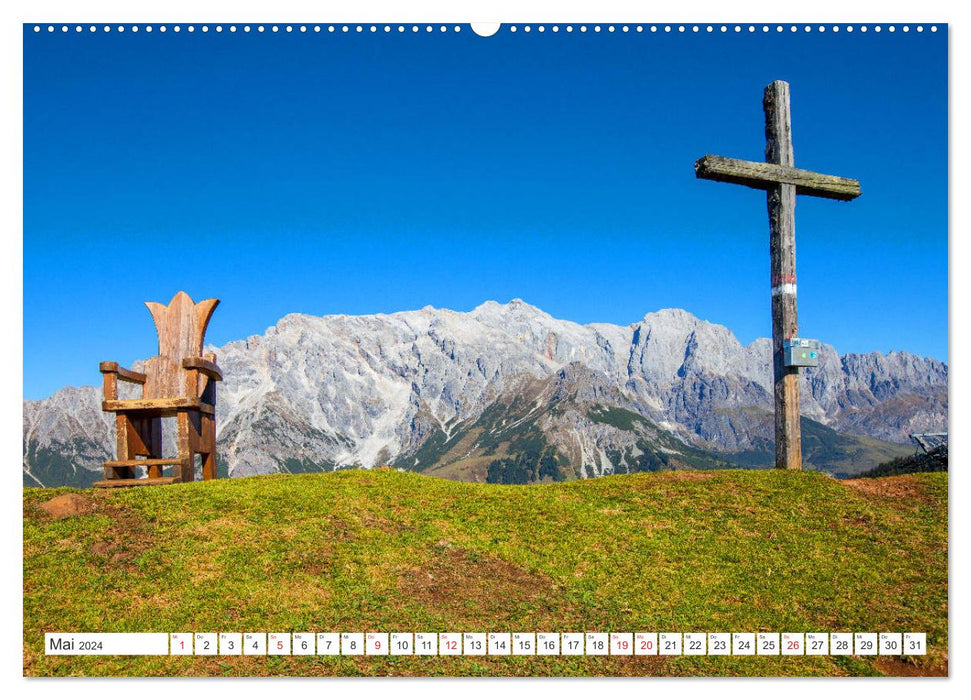 Autour du Hochkönig (Calendrier mural CALVENDO Premium 2024) 