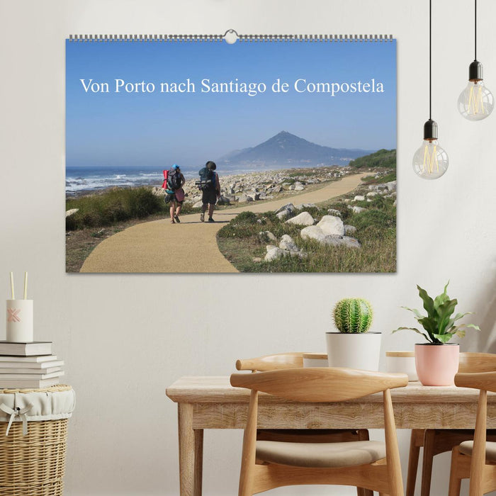 Von Porto nach Santiago de Compostela (CALVENDO Wandkalender 2024)