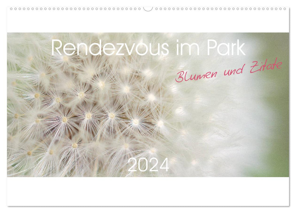 Rendez-vous au parc (Calendrier mural CALVENDO 2024) 