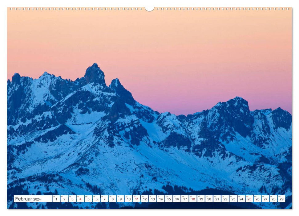 Rund um den Gosaukamm (CALVENDO Premium Wandkalender 2024)