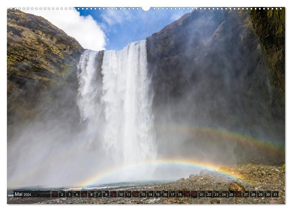 ISLAND Ein fantastisches Erlebnis (CALVENDO Premium Wandkalender 2024)