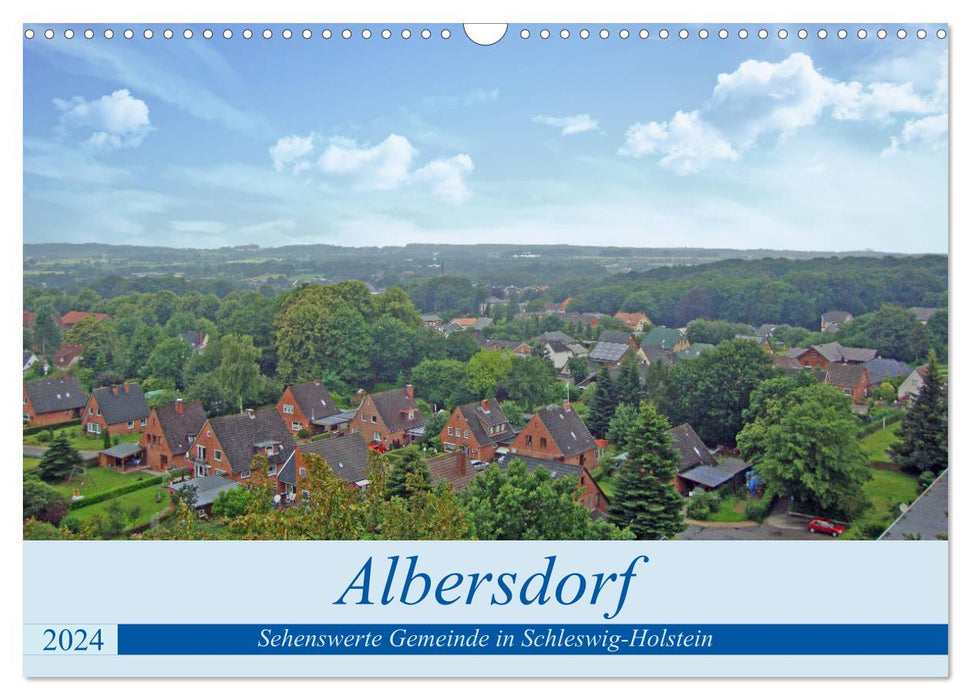 Albersdorf - sehenswerte Gemeinde in Schleswig-Holstein (CALVENDO Wandkalender 2024)