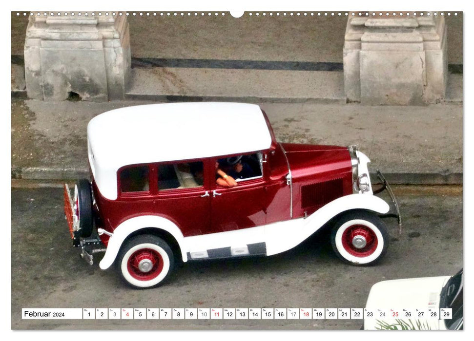 Traveling in Havana at 90 - Ford Model A in Cuba (CALVENDO wall calendar 2024) 