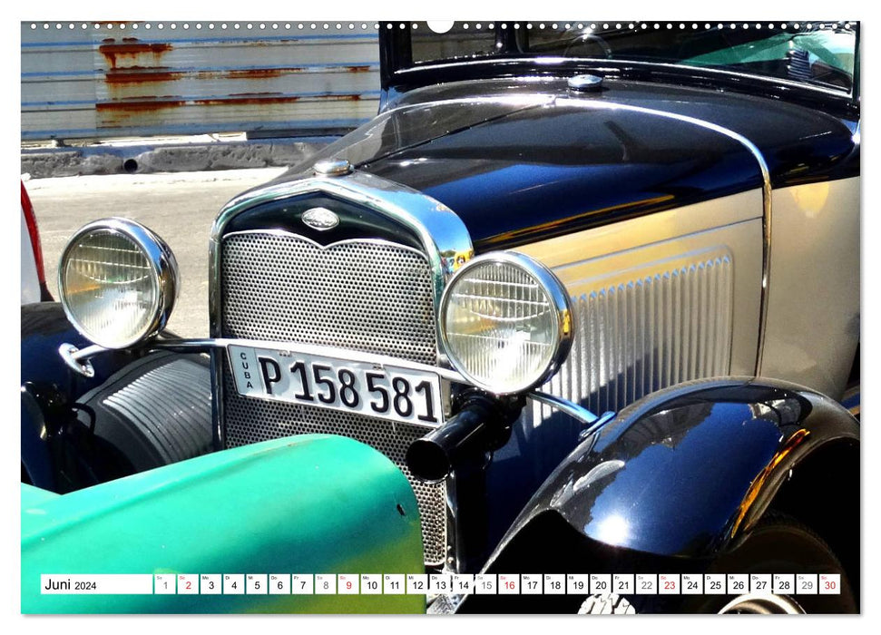 Traveling in Havana at 90 - Ford Model A in Cuba (CALVENDO wall calendar 2024) 