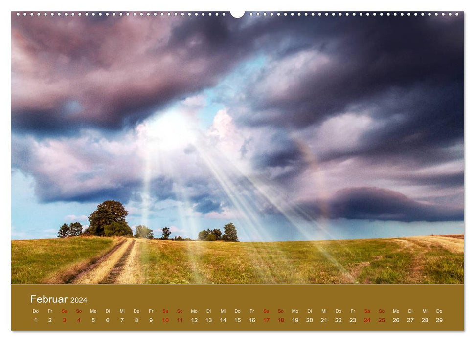 Summer lights - atmospheric landscape images (CALVENDO Premium Wall Calendar 2024) 