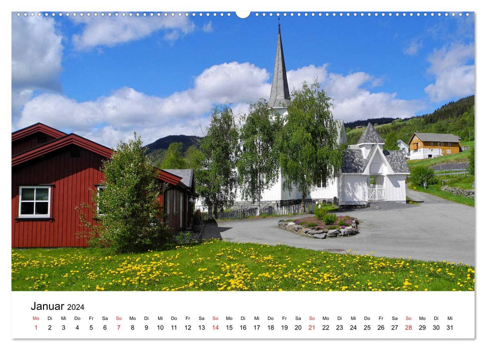Frühling im Südwesten Norwegens (CALVENDO Wandkalender 2024)