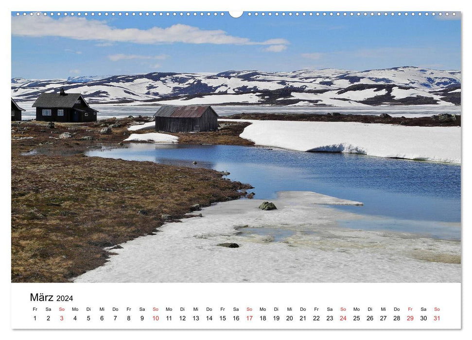 Frühling im Südwesten Norwegens (CALVENDO Wandkalender 2024)