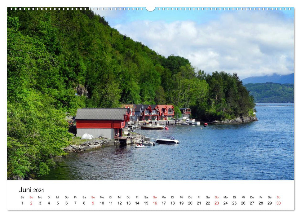 Frühling im Südwesten Norwegens (CALVENDO Wandkalender 2024)