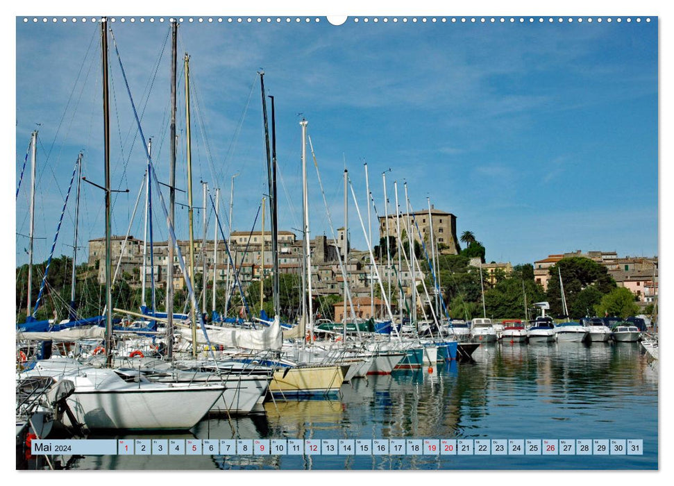 Lake Bolsena Emerald in Lazio (CALVENDO wall calendar 2024) 