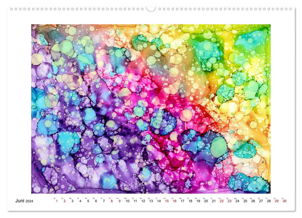 Abstract color harmonies (CALVENDO Premium Wall Calendar 2024) 