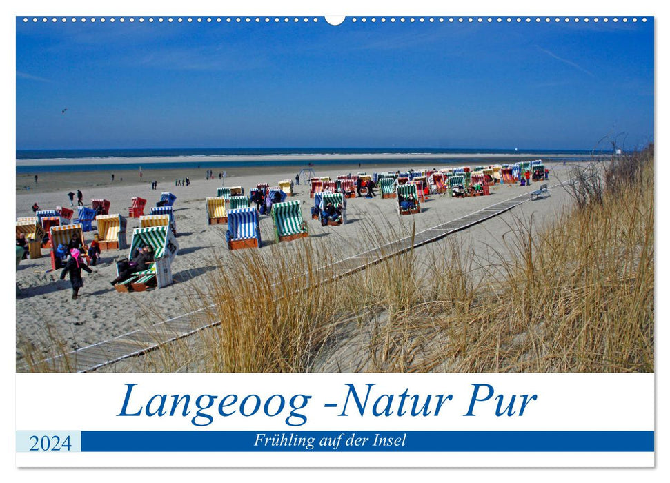 Langeoog - Natur Pur (CALVENDO Wandkalender 2024)