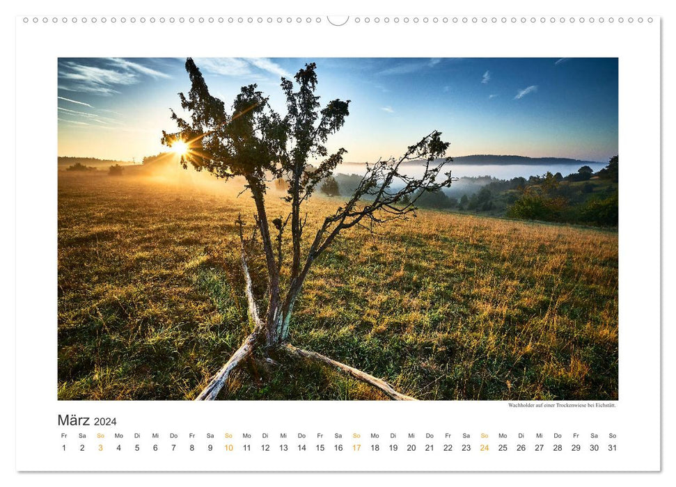 Landscapes of the Altmühltal (CALVENDO wall calendar 2024) 