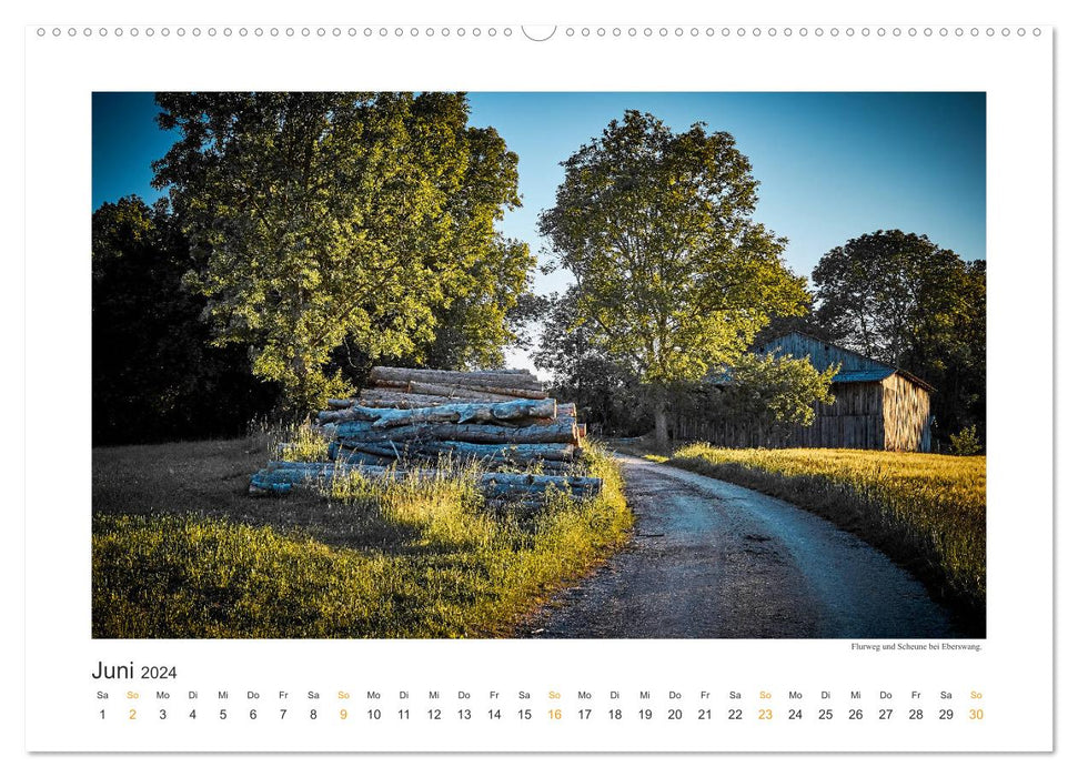 Landscapes of the Altmühltal (CALVENDO wall calendar 2024) 