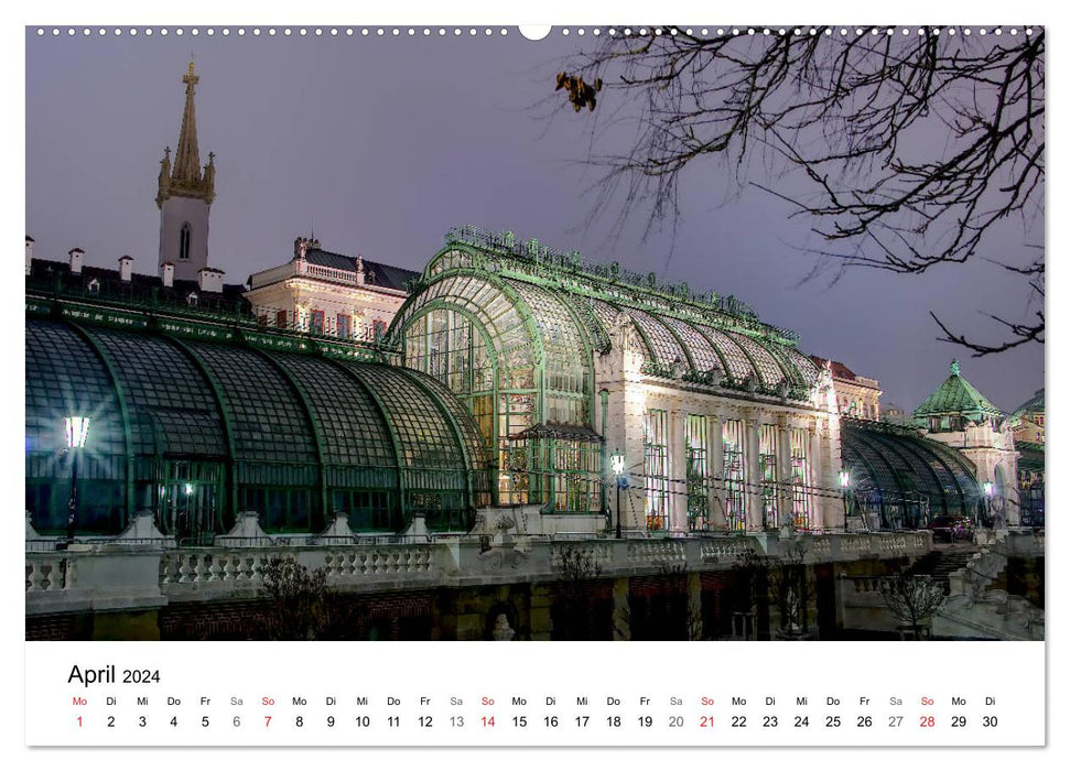 Vienna after sunset (CALVENDO Premium Wall Calendar 2024) 