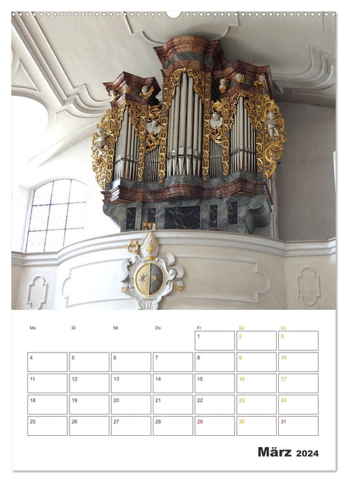 Orgeln zum Verlieben! (CALVENDO Wandkalender 2024)