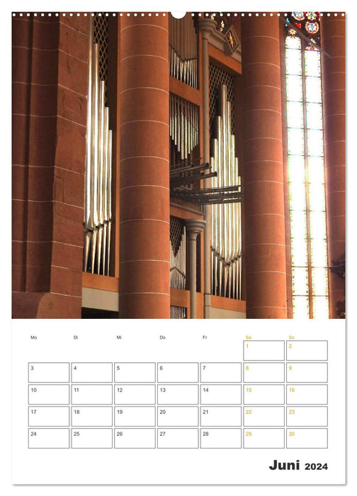 Orgeln zum Verlieben! (CALVENDO Wandkalender 2024)