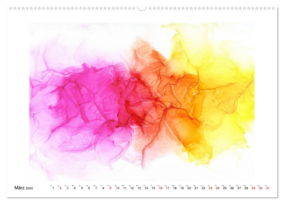 Abstract color harmonies (CALVENDO wall calendar 2024) 