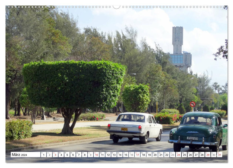 Russische Spuren auf Kuba - Impressionen aus Havanna (CALVENDO Wandkalender 2024)