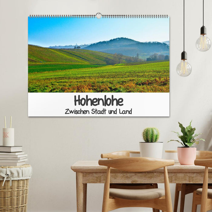 Hohenlohe - Between city and country (CALVENDO wall calendar 2024) 