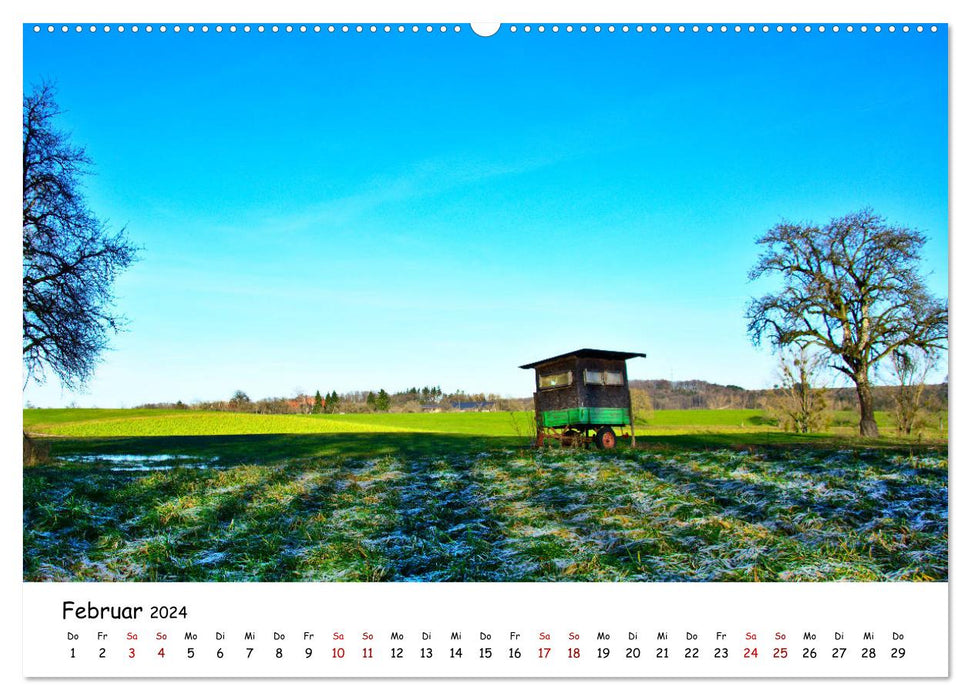 Hohenlohe - Between city and country (CALVENDO wall calendar 2024) 