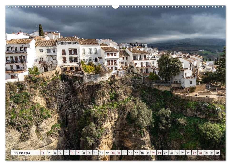 Andalusia's white villages (CALVENDO Premium wall calendar 2024) 