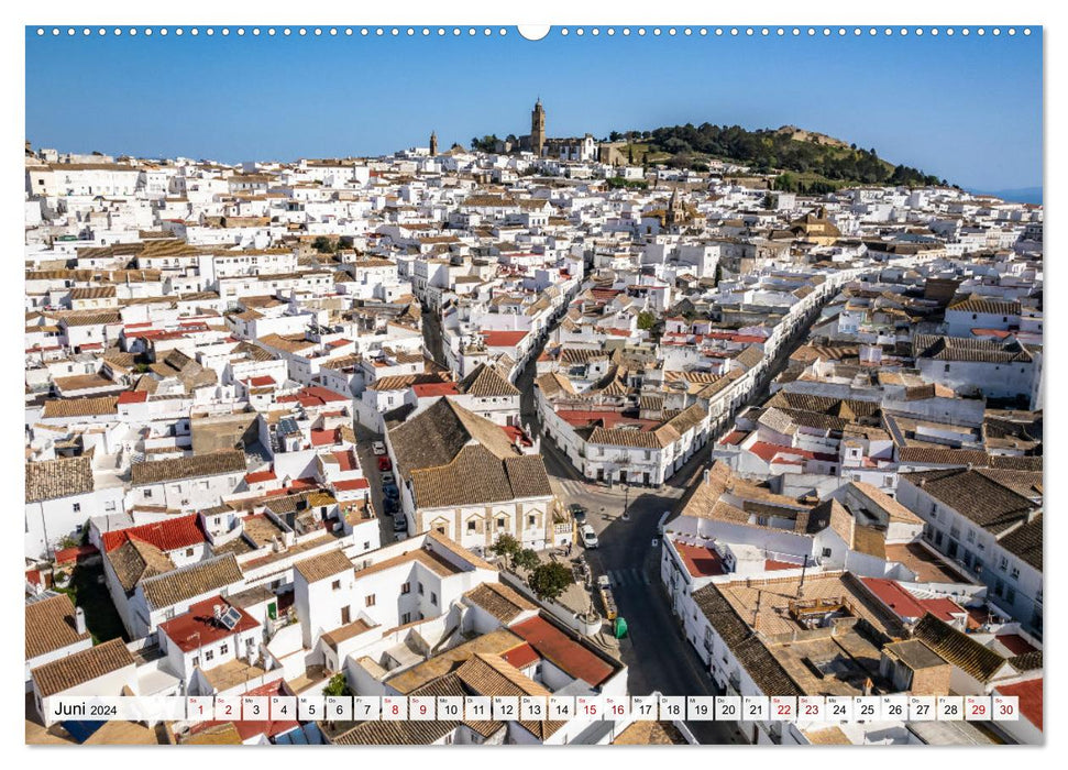Andalusia's white villages (CALVENDO Premium wall calendar 2024) 