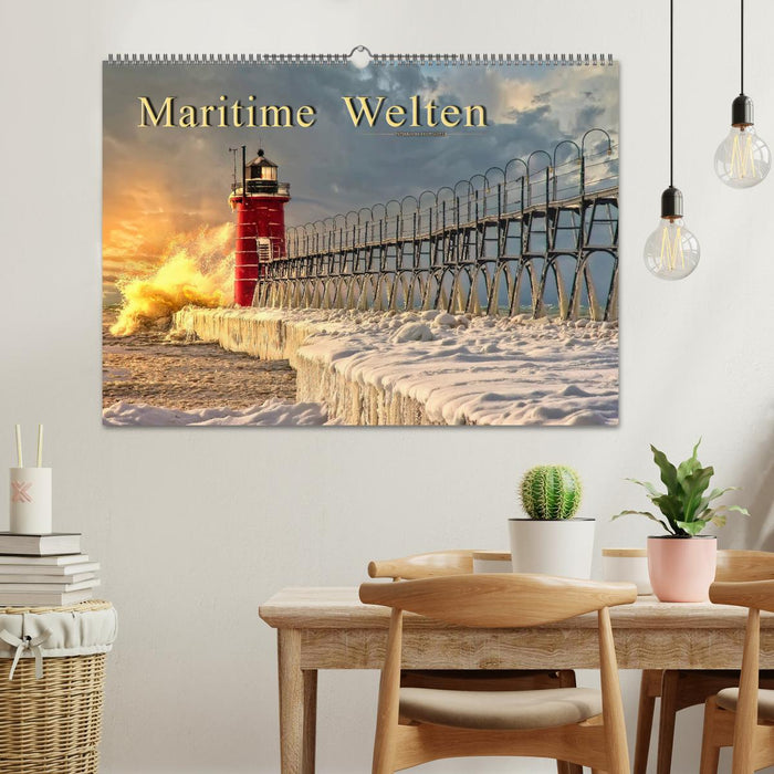 Maritime worlds (CALVENDO wall calendar 2024) 
