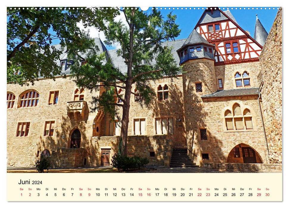 Beautiful Alzey - half-timbered buildings, wine and Rossmarktplatz (CALVENDO wall calendar 2024) 