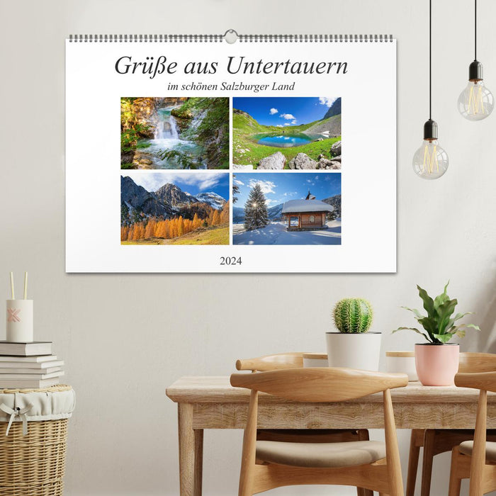 Greetings from Untertauern (CALVENDO wall calendar 2024) 