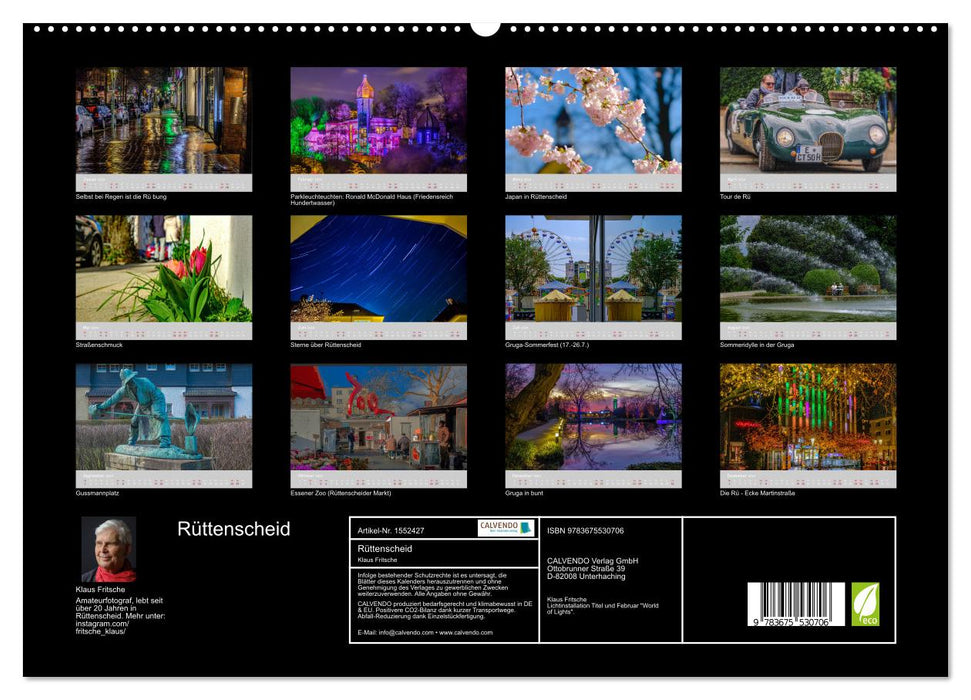 Rüttenscheid (CALVENDO Premium Wall Calendar 2024) 