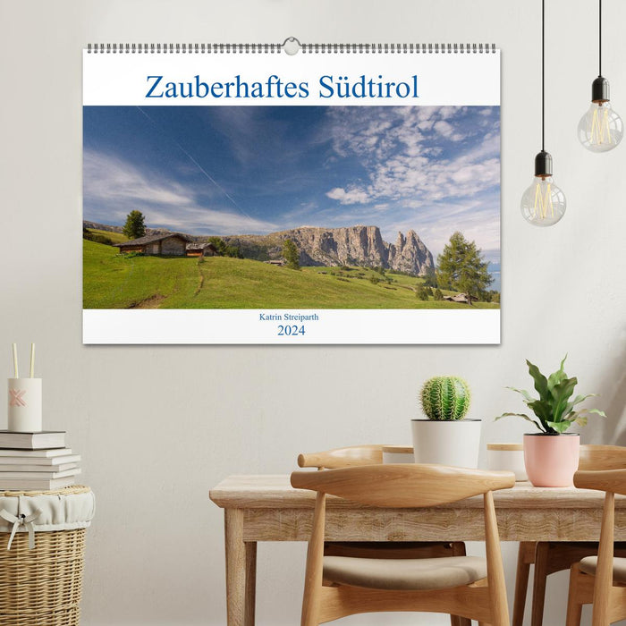 Zauberhaftes Südtirol (CALVENDO Wandkalender 2024)