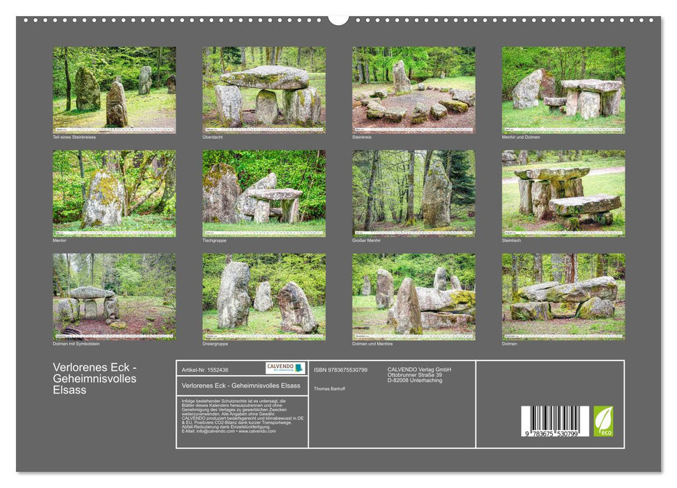 Lost Corner - Mysterious Alsace (CALVENDO Premium Wall Calendar 2024) 