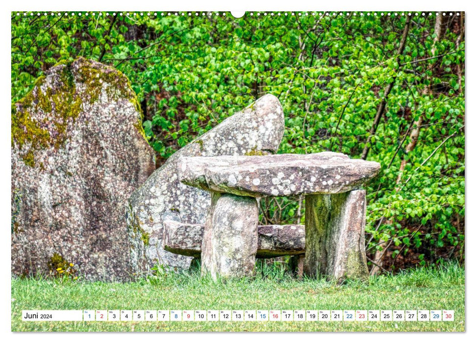 Lost Corner - Mysterious Alsace (CALVENDO Premium Wall Calendar 2024) 