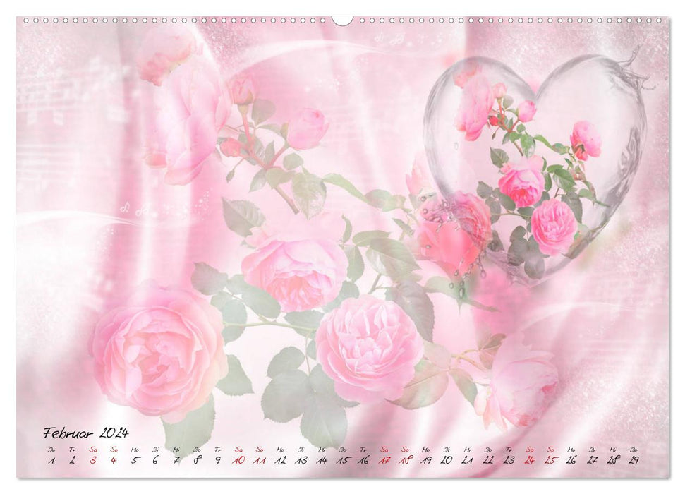 Time for emotions craft calendar (CALVENDO wall calendar 2024) 