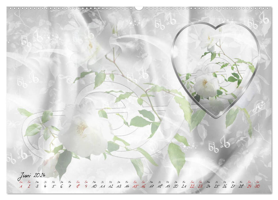 Time for emotions craft calendar (CALVENDO wall calendar 2024) 