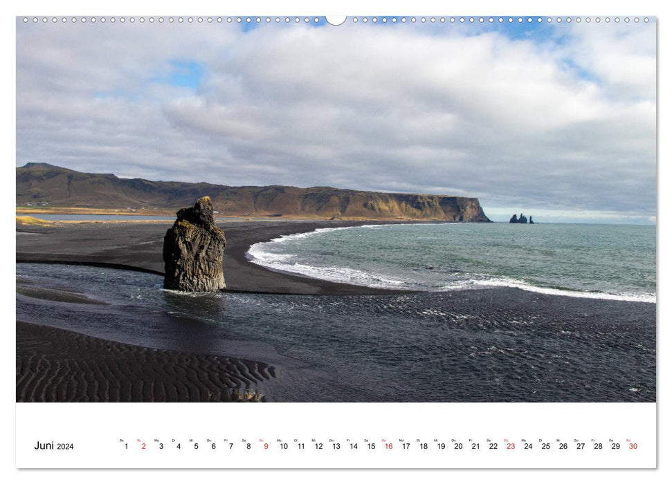 ISLAND Atemberaubende Natur aus Feuer und Eis (CALVENDO Wandkalender 2024)