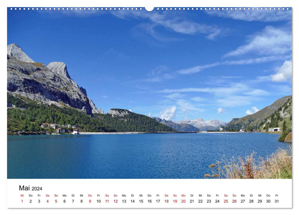 Wunderschöne Landschaften in den Alpen (CALVENDO Premium Wandkalender 2024)