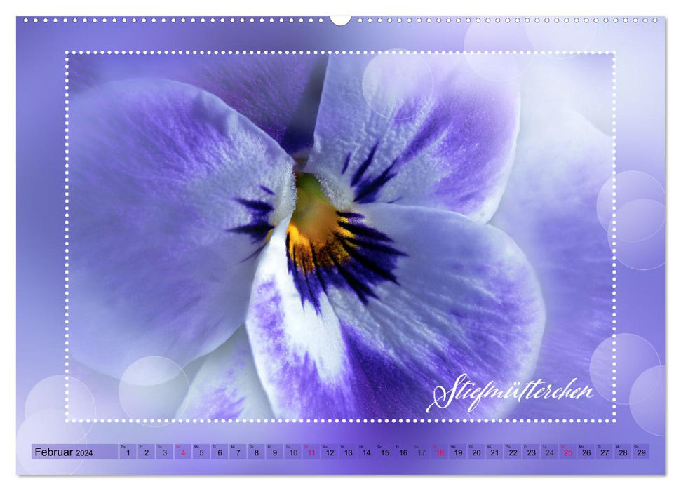 Flower bouquet (CALVENDO Premium wall calendar 2024) 