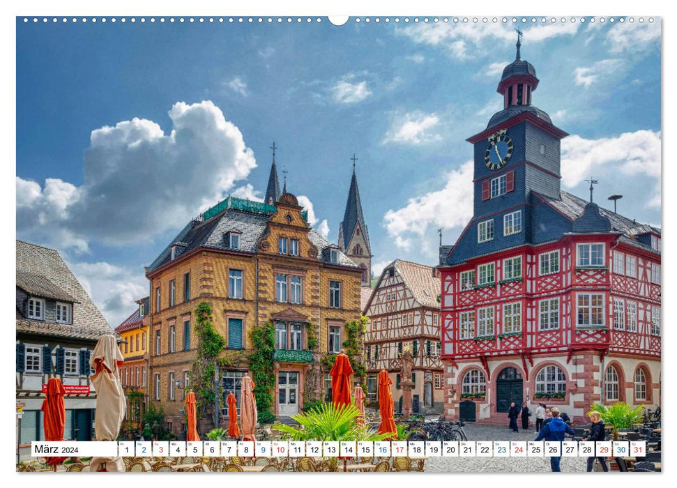 Heppenheim - Picturesque Odenwald (CALVENDO Premium Wall Calendar 2024) 