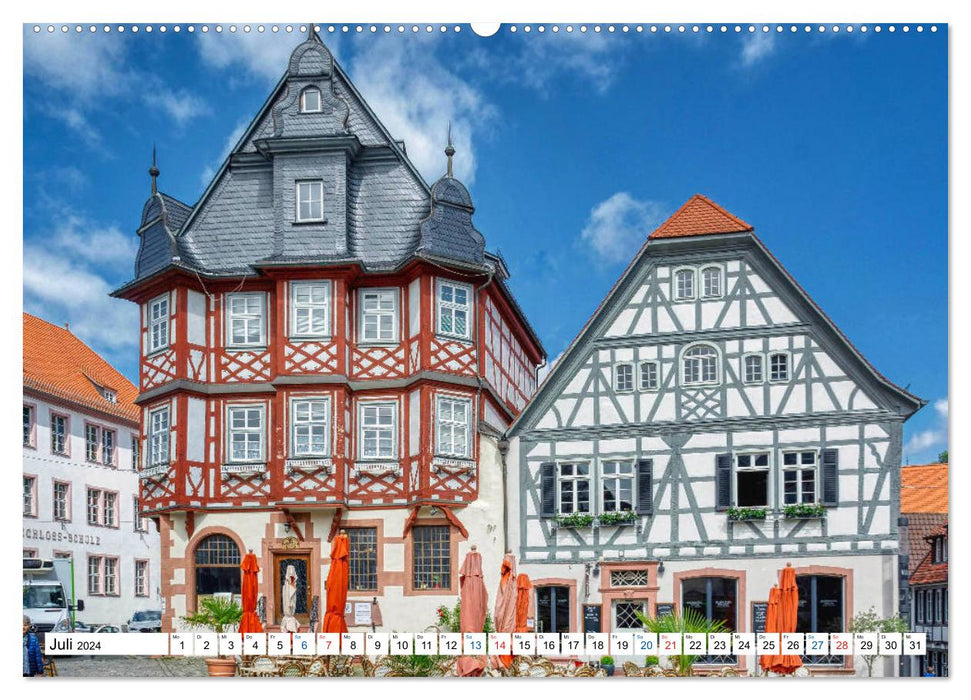 Heppenheim - Picturesque Odenwald (CALVENDO Premium Wall Calendar 2024) 