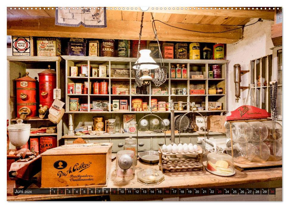 Colonial goods stores between necessity and luxury (CALVENDO Premium Wall Calendar 2024) 