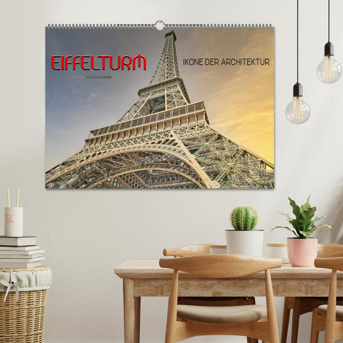 Tour Eiffel - Icône de l'architecture (Calendrier mural CALVENDO 2024) 