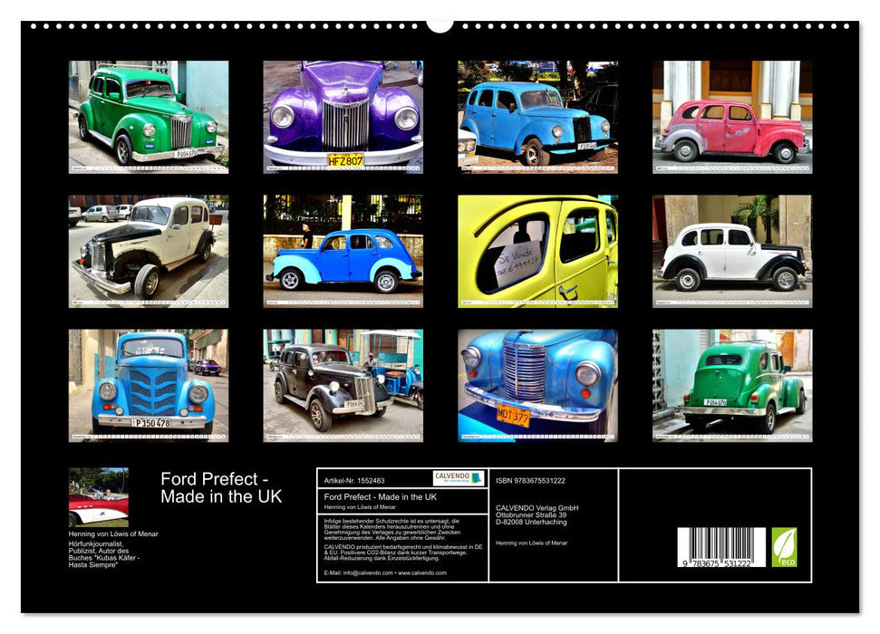 Ford Prefect - Made in the UK (CALVENDO Premium Wandkalender 2024)