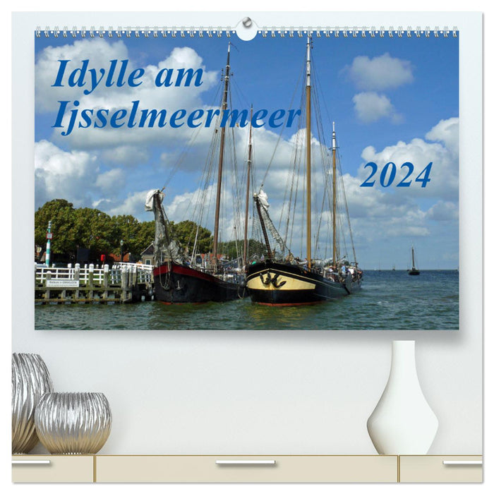 Idyll at the IJsselmeer (CALVENDO Premium Wall Calendar 2024) 