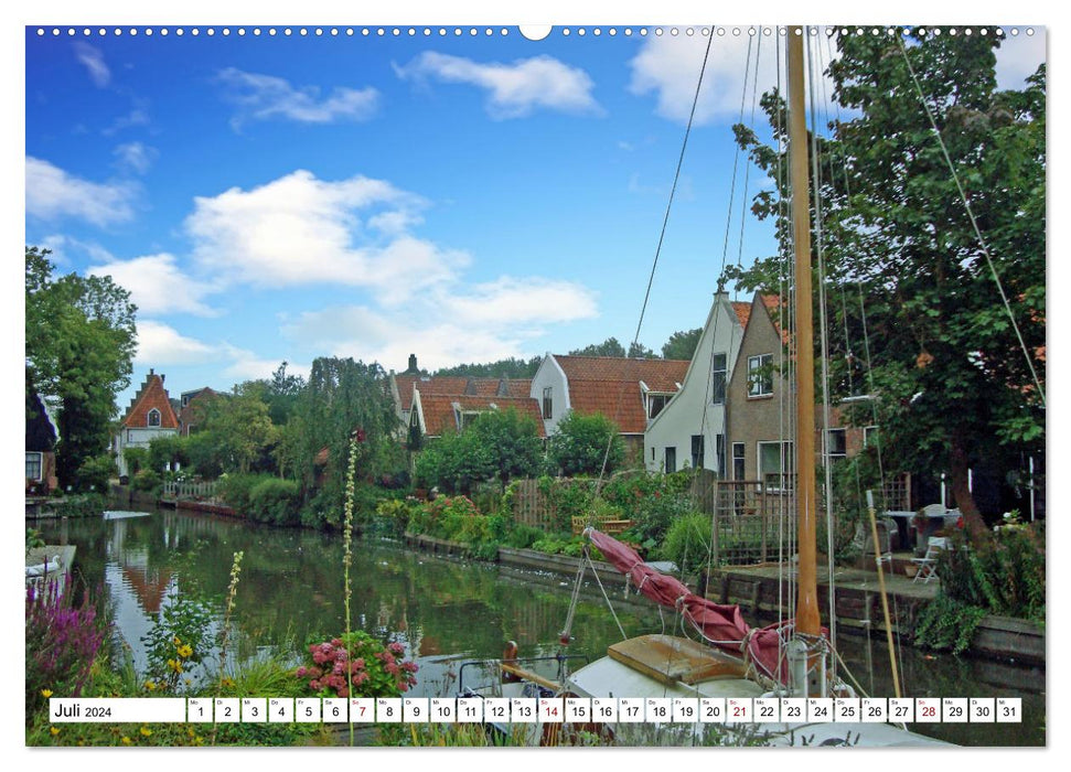 Idyll at the IJsselmeer (CALVENDO Premium Wall Calendar 2024) 